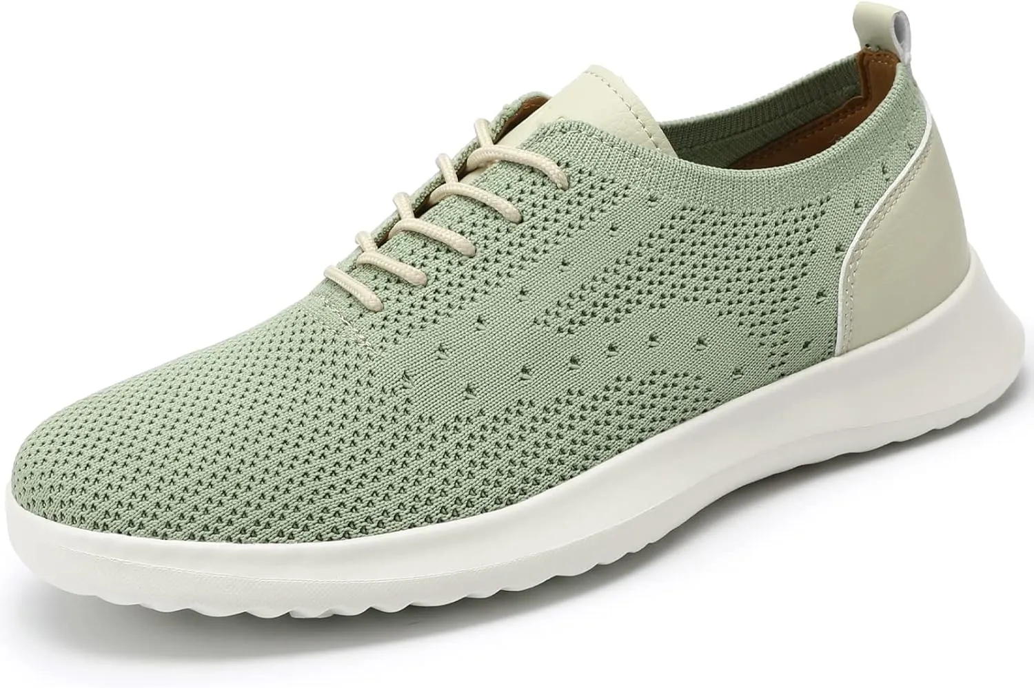 VILOCY Men's Casual Dress Oxfords Shoes Knit Lightweight Breathable Fashion Sneaker