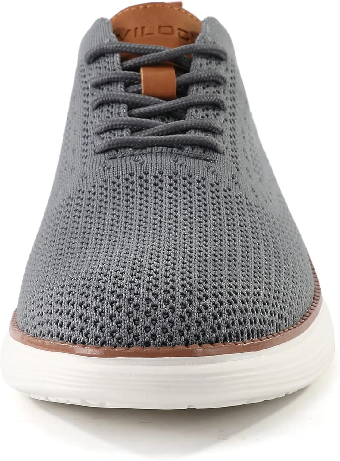 VILOCY Men's Casual Dress Sneakers Oxfords Business Mesh Breathable Walking Shoes Tennis Comfortable