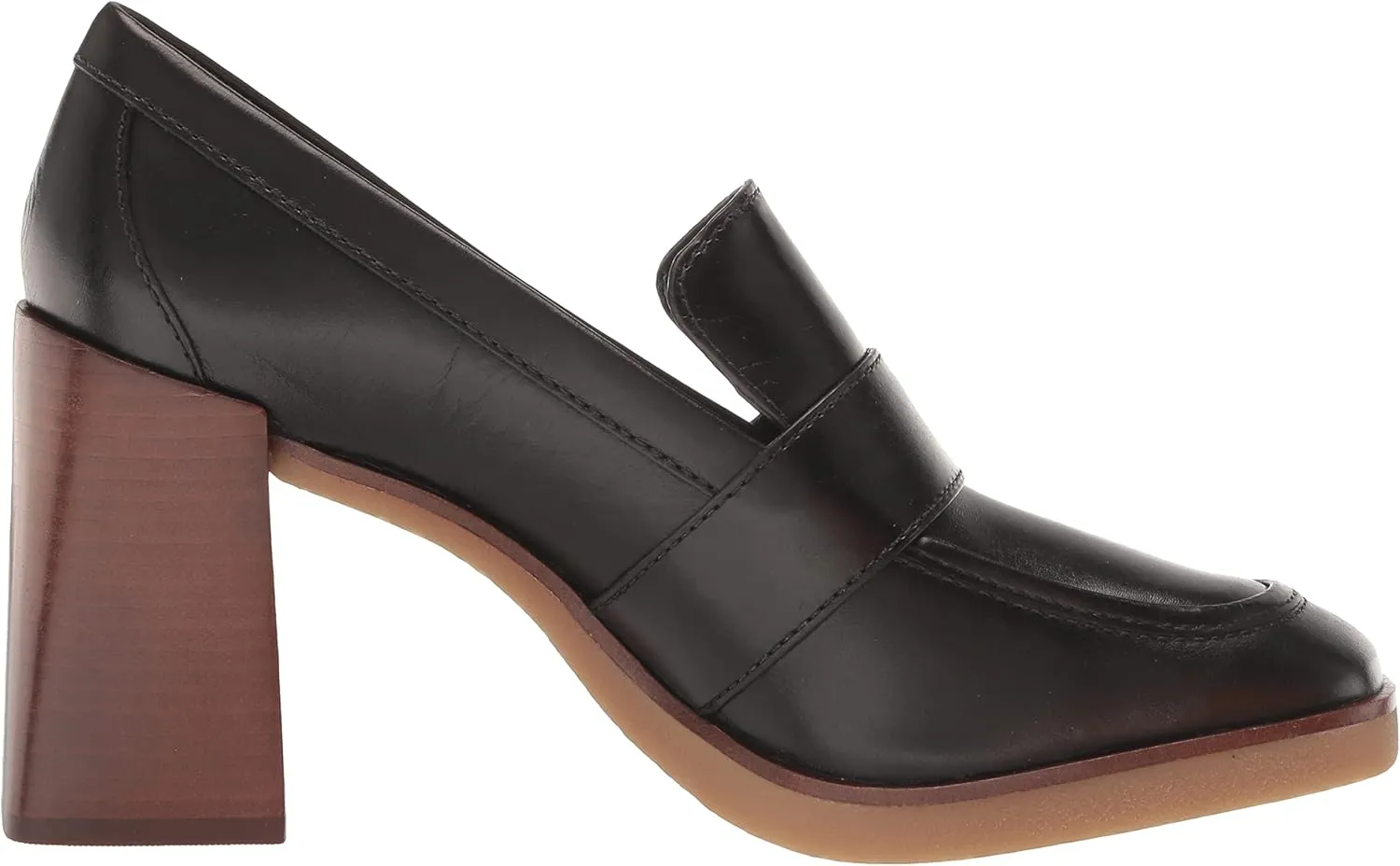 Vince Camuto Women's Footwear Ezerna Stacked Heel Loafer Pump