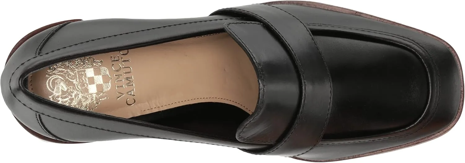 Vince Camuto Women's Footwear Ezerna Stacked Heel Loafer Pump