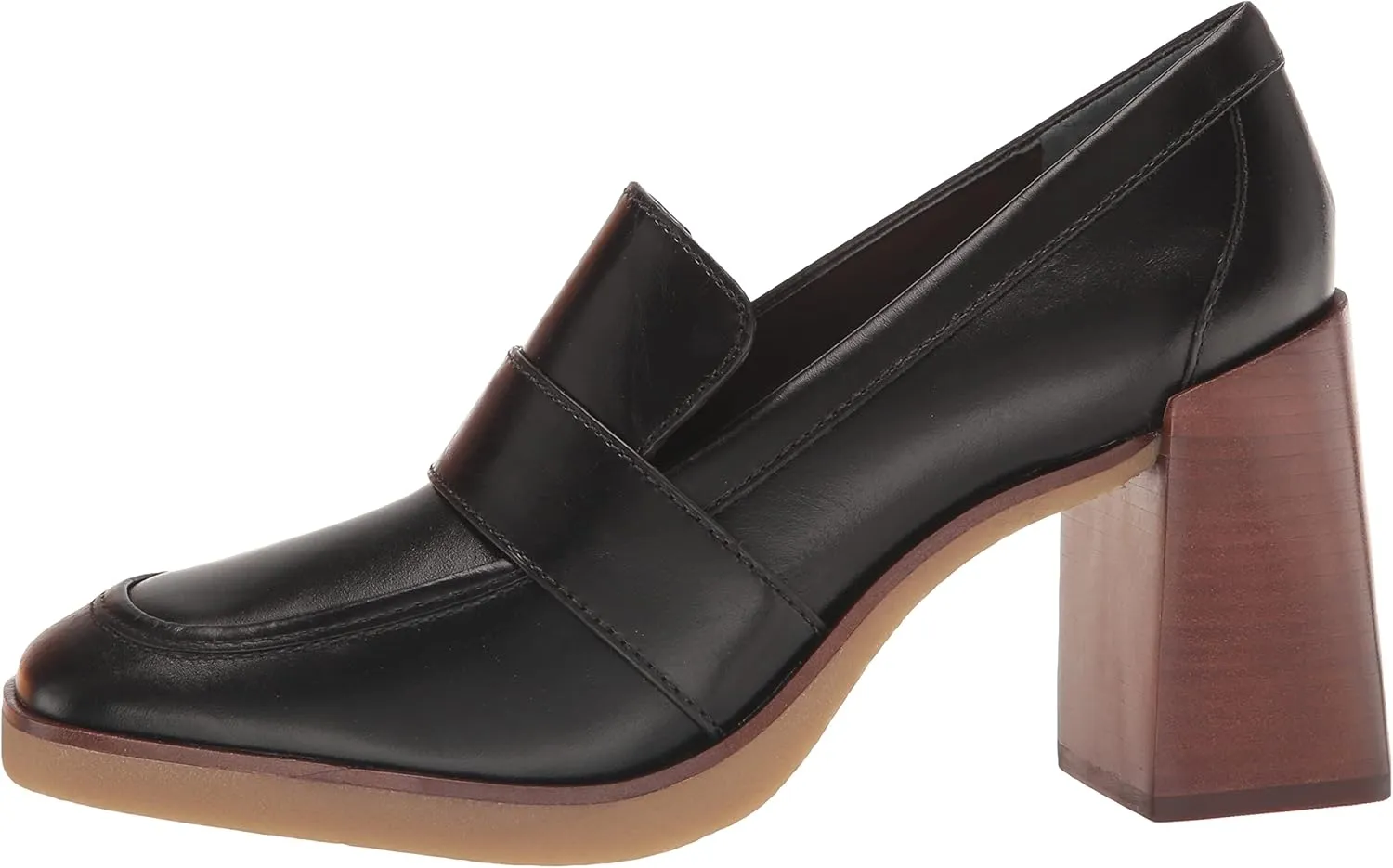 Vince Camuto Women's Footwear Ezerna Stacked Heel Loafer Pump