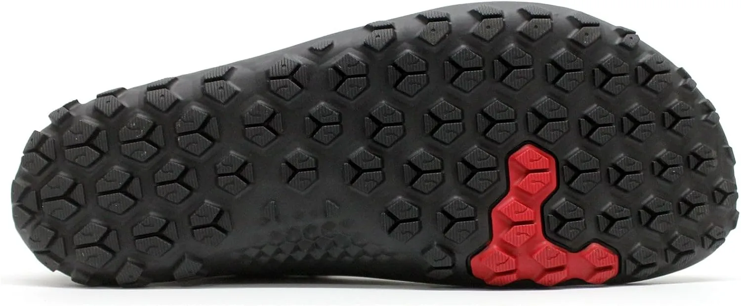 Vivobarefoot Tracker Leather Low Mens Barefoot Hiking | Waterproof, Lightweight & Puncture Resistant | All Weather & Terrains | Wide Fit Grounding Shoes | Bracken
