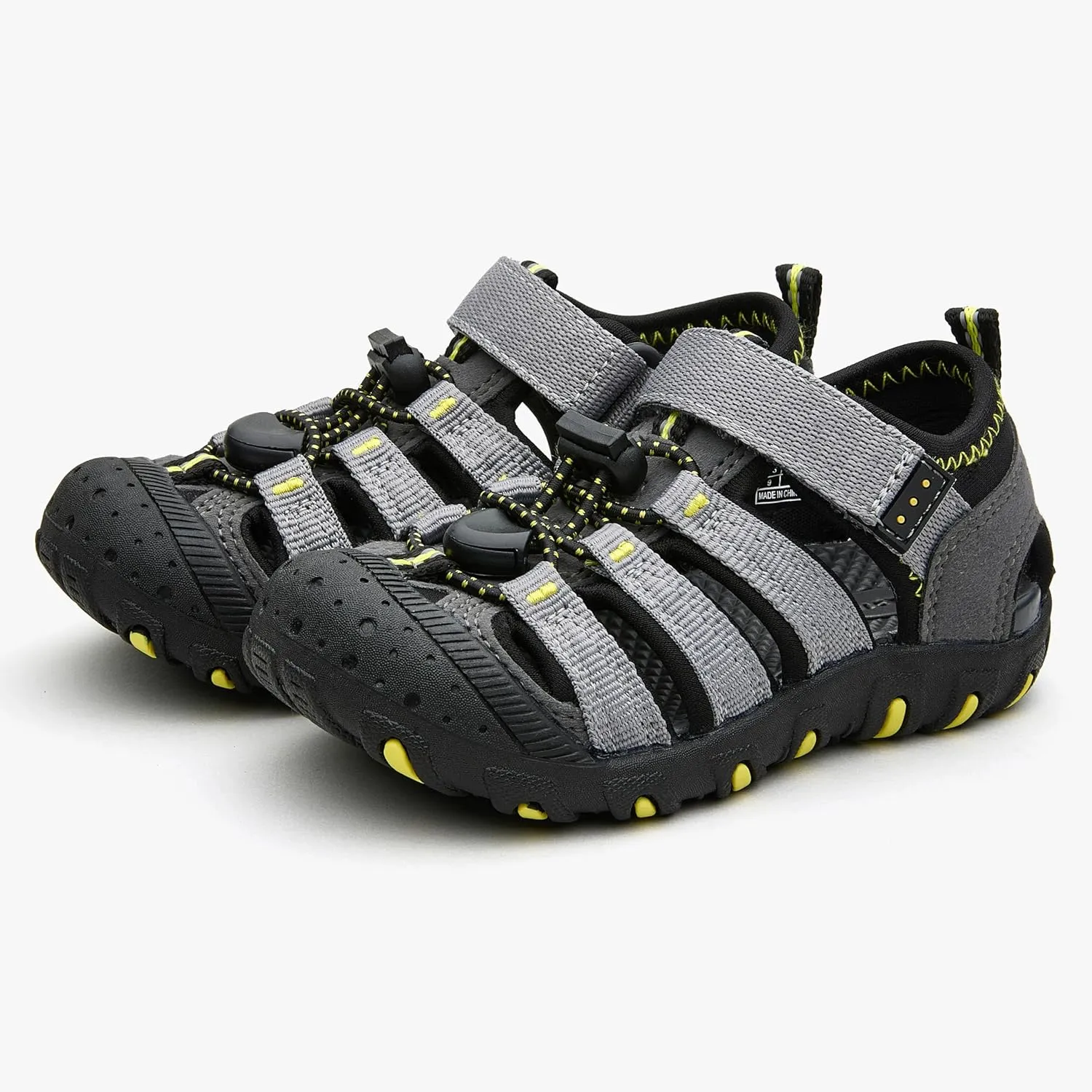 Weestep Toddler Little Kid Boys and Girls Close Toe Hook Loop Sandal