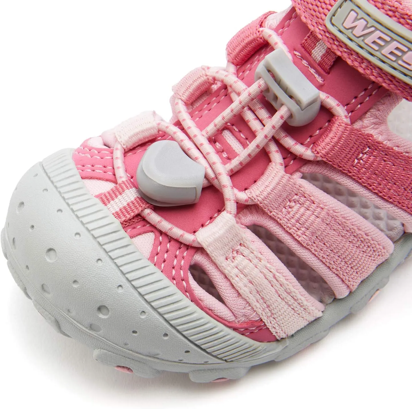Weestep Toddler Little Kid Boys and Girls Close Toe Hook Loop Sandal
