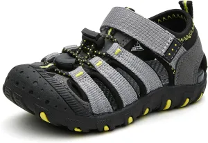 Weestep Toddler Little Kid Boys and Girls Close Toe Hook Loop Sandal