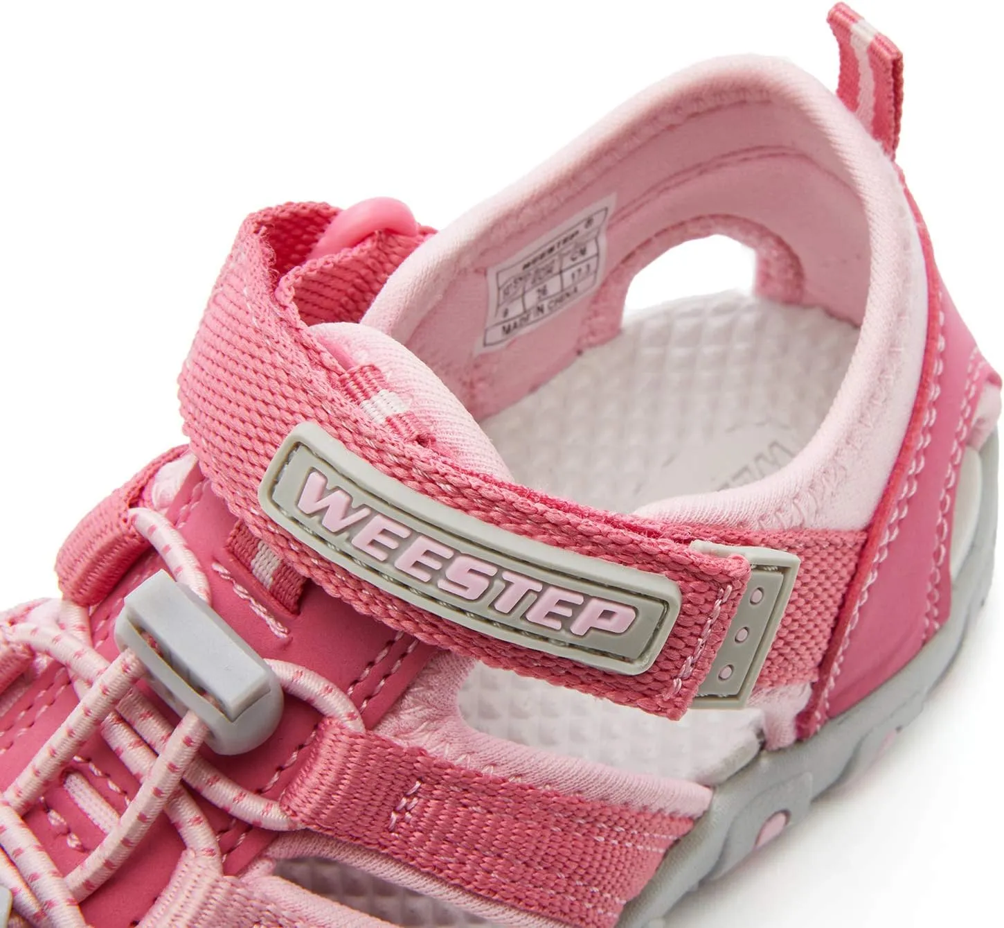 Weestep Toddler Little Kid Boys and Girls Close Toe Hook Loop Sandal