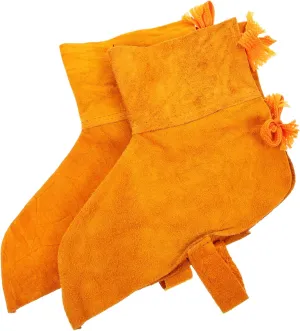 Welder Boot Cover Double Layered Cowhide Shoe Protector Boot Protector Random