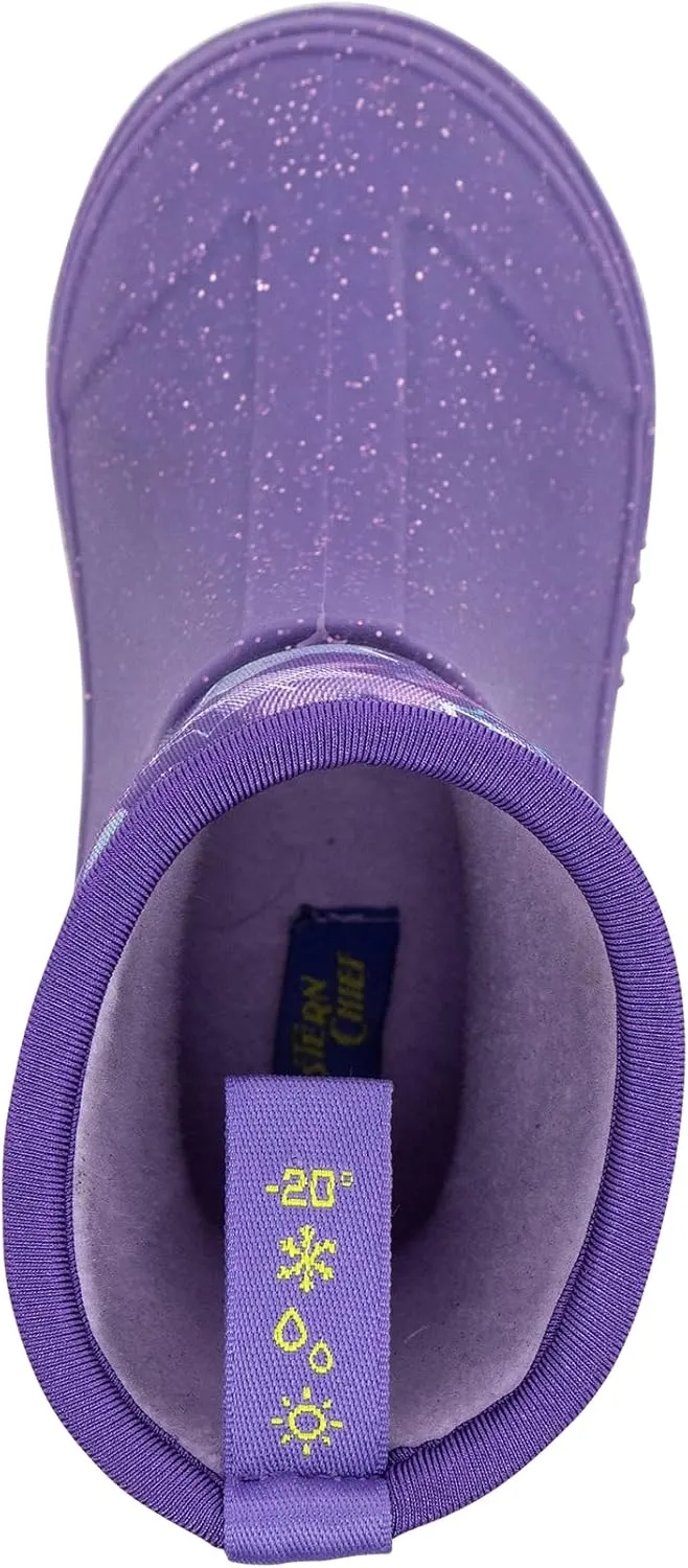 Western Chief Kids Freestyle Neoprene Outdoor Boot, Lightweight, Kid Friendly for Boys and Girls Waterproof Boot for Rain, Mud, Cold Weather, Snow