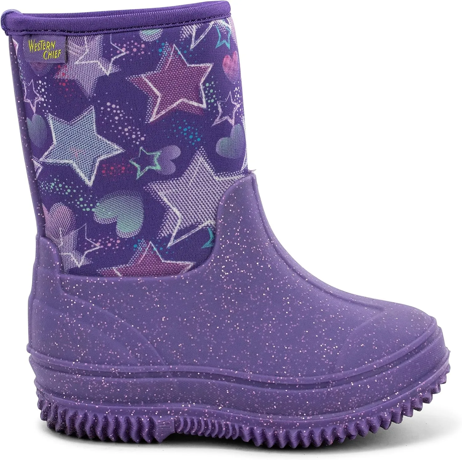 Western Chief Kids Freestyle Neoprene Outdoor Boot, Lightweight, Kid Friendly for Boys and Girls Waterproof Boot for Rain, Mud, Cold Weather, Snow