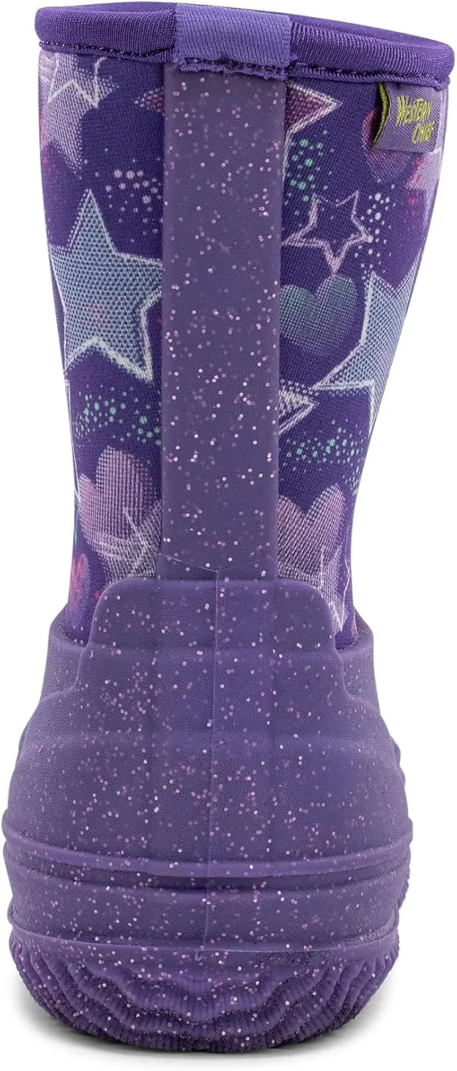 Western Chief Kids Freestyle Neoprene Outdoor Boot, Lightweight, Kid Friendly for Boys and Girls Waterproof Boot for Rain, Mud, Cold Weather, Snow
