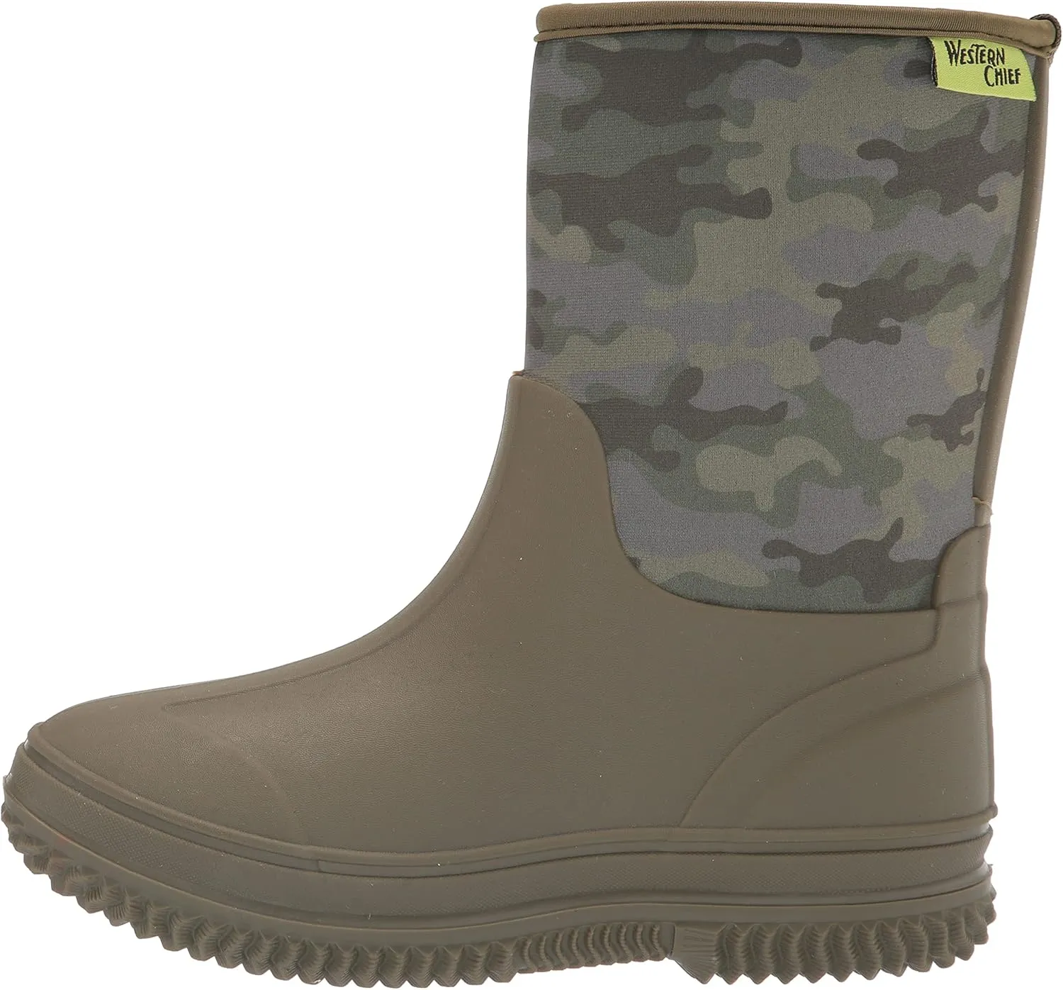 Western Chief Kids Freestyle Neoprene Outdoor Boot, Lightweight, Kid Friendly for Boys and Girls Waterproof Boot for Rain, Mud, Cold Weather, Snow