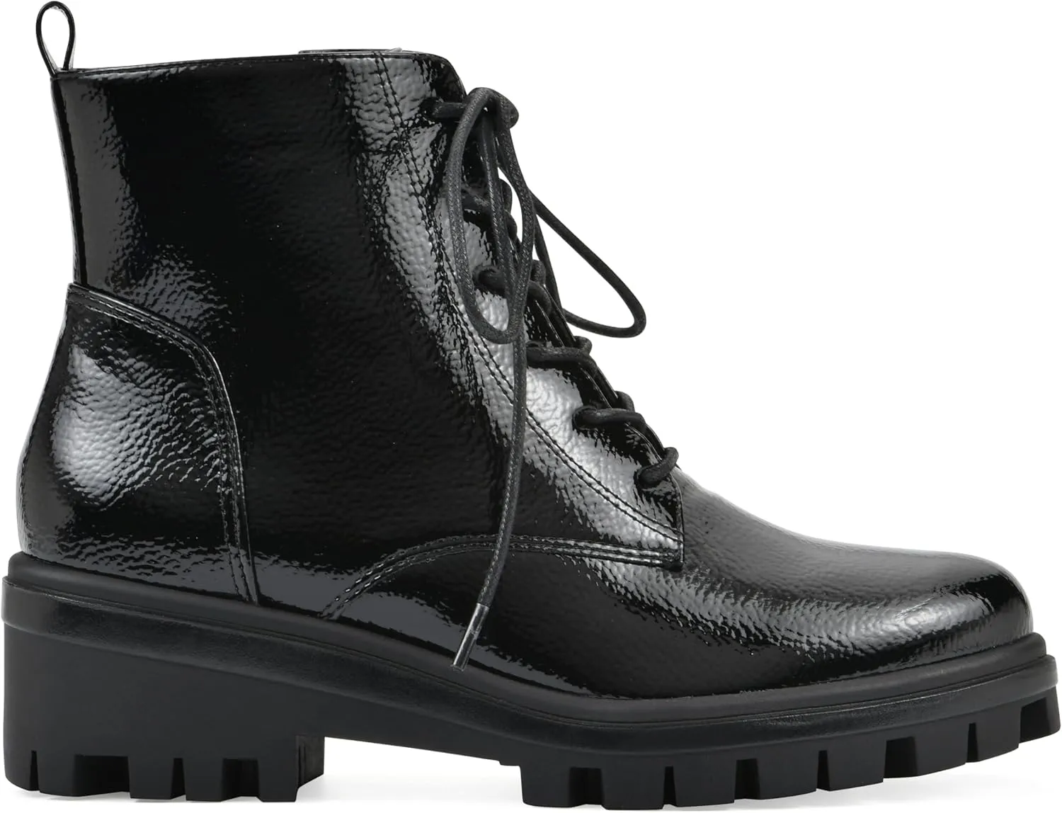 WHITE MOUNTAIN Women's Tappy Lug Sole Combat Boot