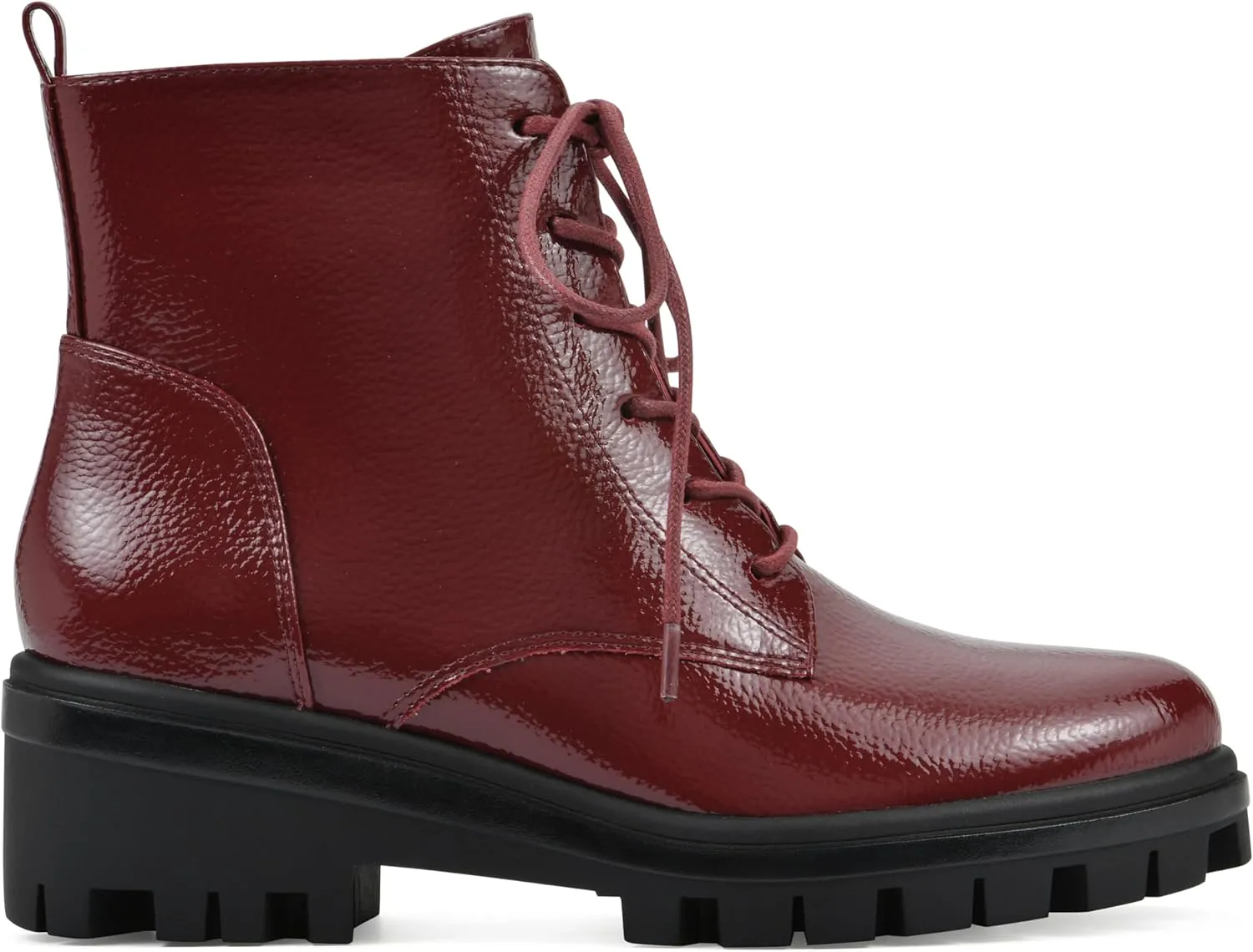 WHITE MOUNTAIN Women's Tappy Lug Sole Combat Boot