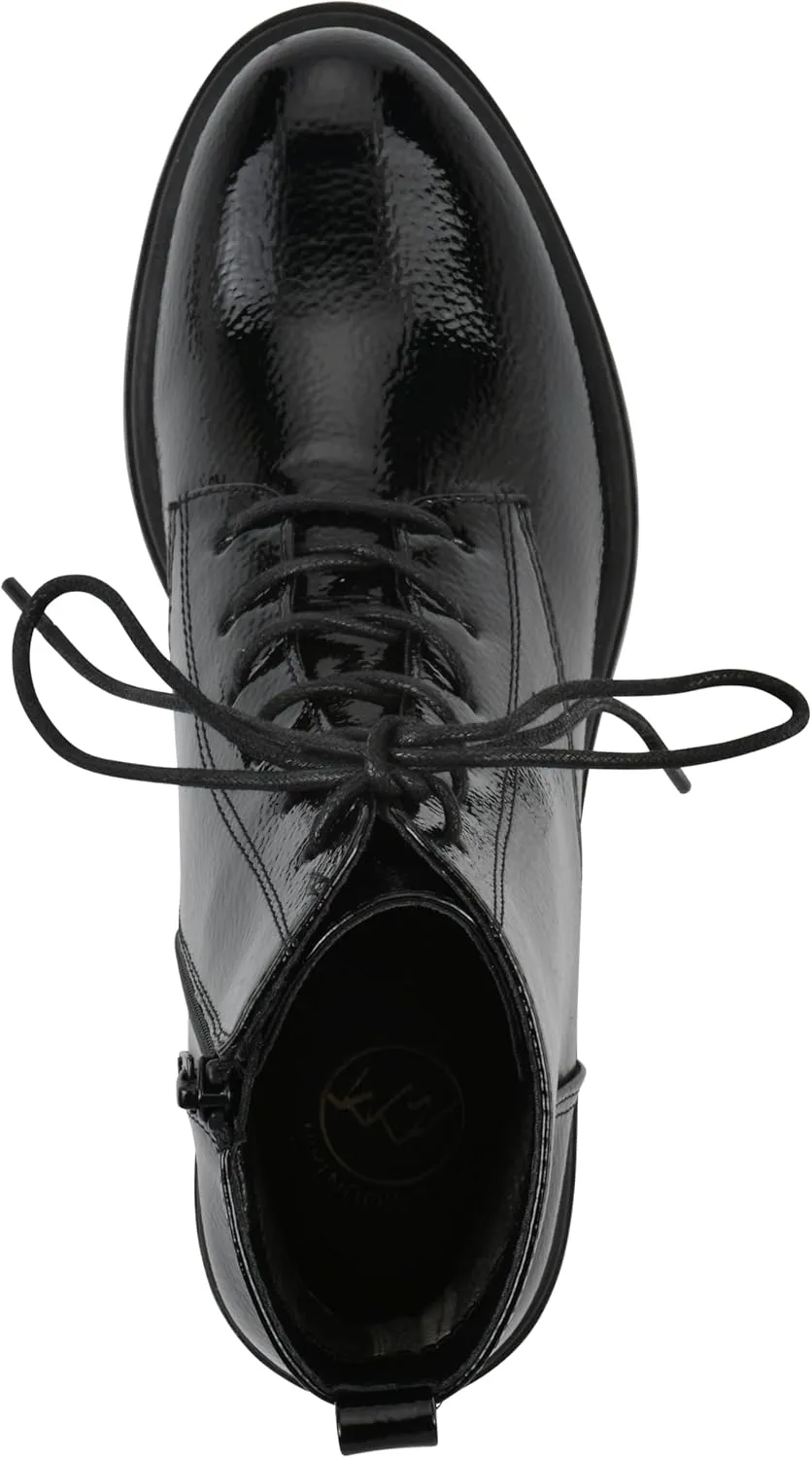 WHITE MOUNTAIN Women's Tappy Lug Sole Combat Boot