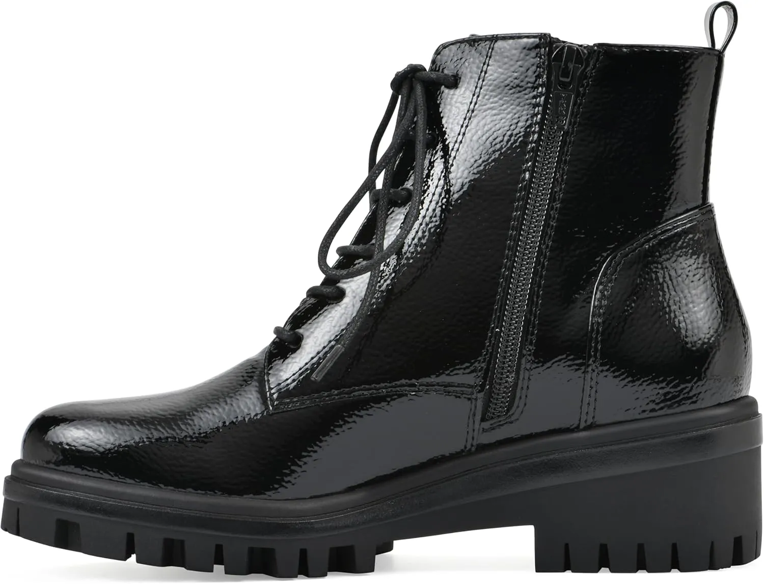 WHITE MOUNTAIN Women's Tappy Lug Sole Combat Boot