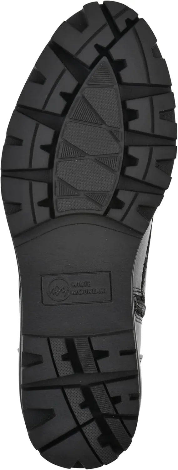 WHITE MOUNTAIN Women's Tappy Lug Sole Combat Boot