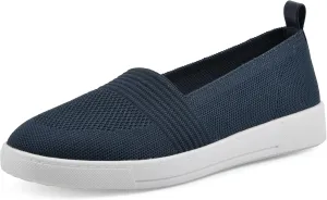 WHITE MOUNTAIN Women's Upright Woven Knit Slip-On Sneaker