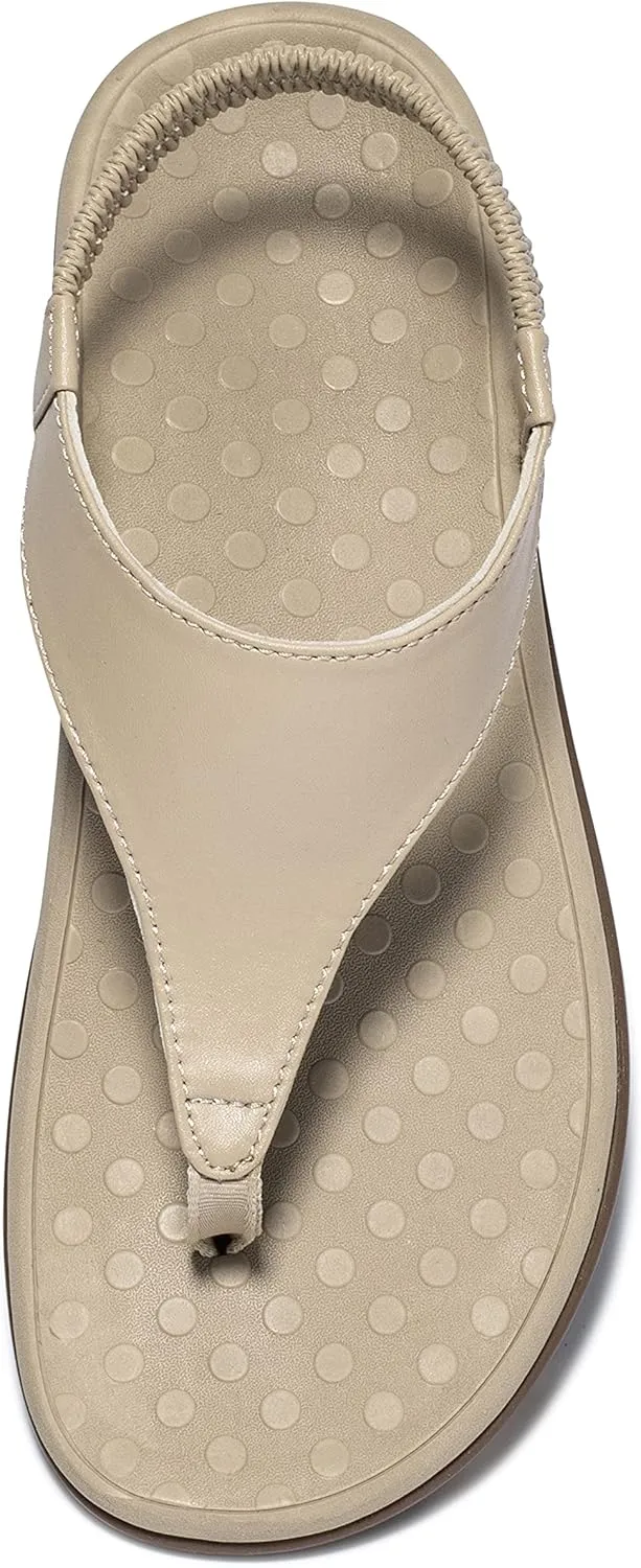 Womans Sandals Flip Flop with Orthotic For Flat Feet Plantar Fasciitis Arch Support Athletic Slide Sandals Relieve Flat Feet, High Arch,