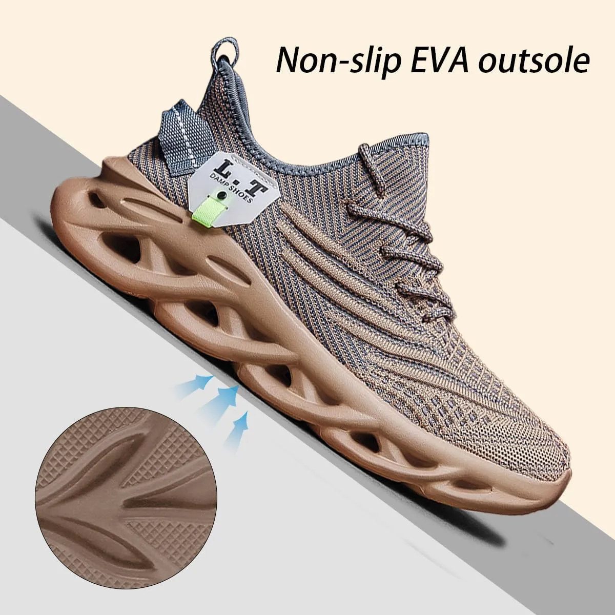Women Running Shoes Walking Training Sneakers Sport Gym Fitness Tennis Shoes Non Slip Fashion Comfortable Lightweight Shoe for Casual Jogging Mesh Breathable Sneaker