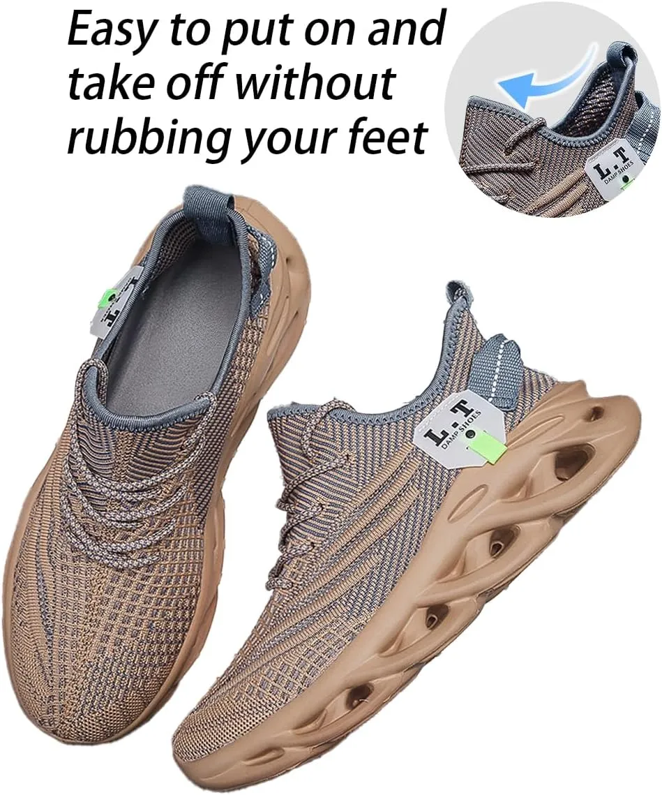 Women Running Shoes Walking Training Sneakers Sport Gym Fitness Tennis Shoes Non Slip Fashion Comfortable Lightweight Shoe for Casual Jogging Mesh Breathable Sneaker