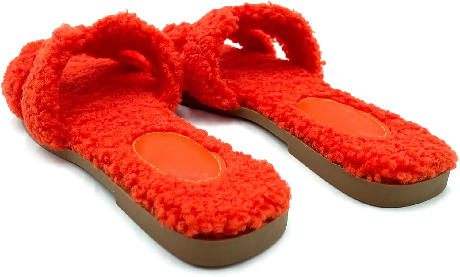 Women's Furry Slippers: Versatile Indoor/Outdoor Slippers with Plush Cotton Upper and Soft Sole - Perfect for Parties, Gatherings, Casual Wear, Vacations, and Beach Days