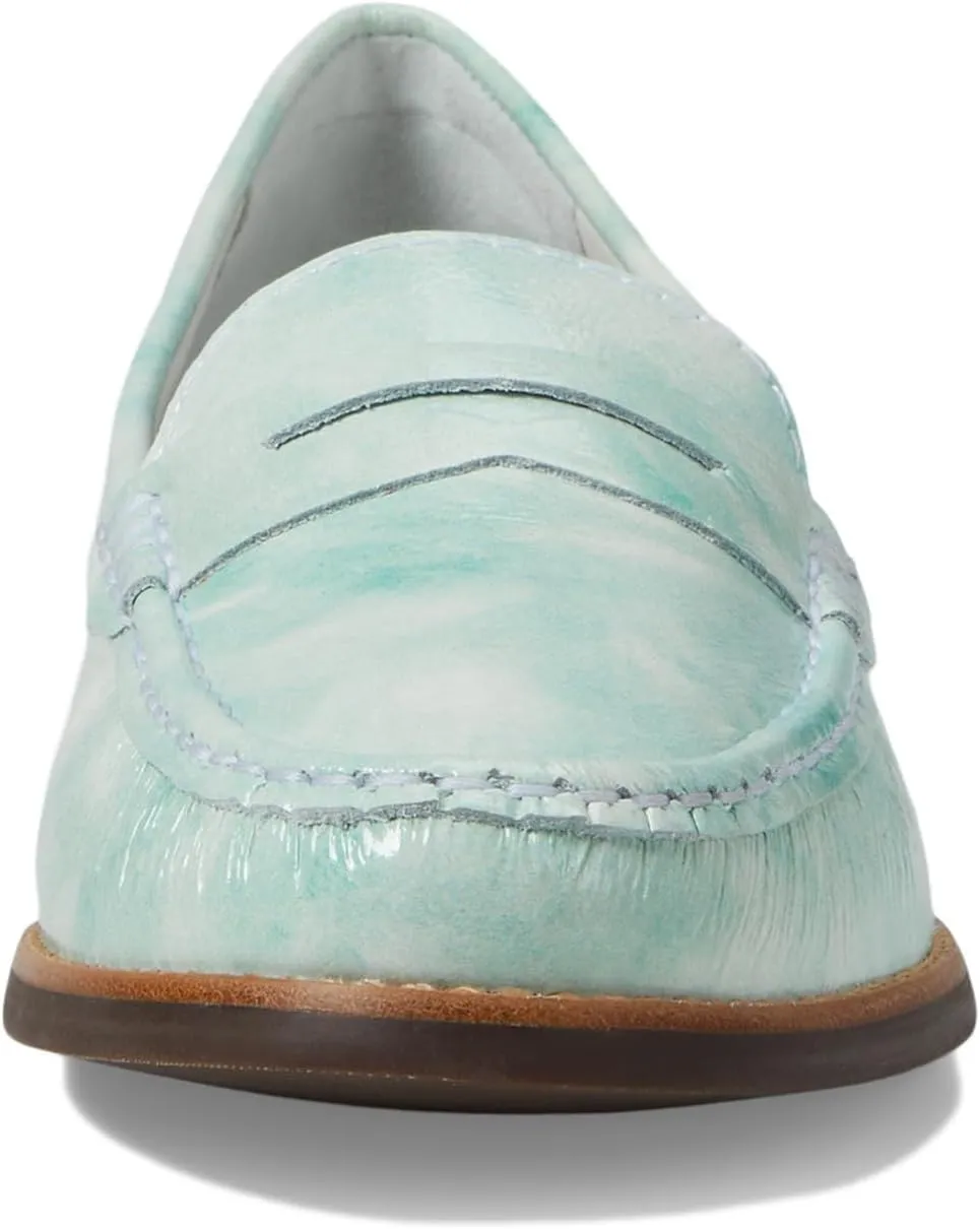 Womens Genuine Leather Comfort Slip on Penny Loafers