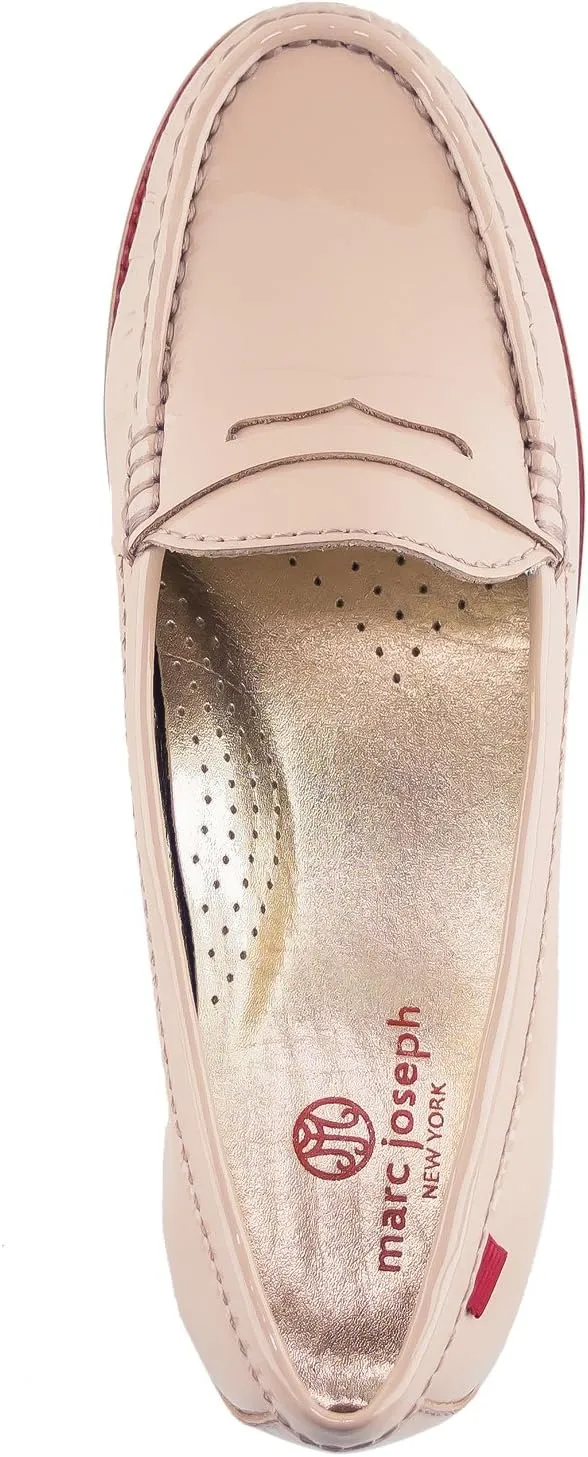 Womens Genuine Leather Comfort Slip on Penny Loafers