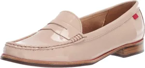 Womens Genuine Leather Comfort Slip on Penny Loafers