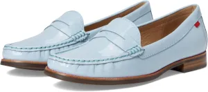 Womens Genuine Leather Comfort Slip on Penny Loafers
