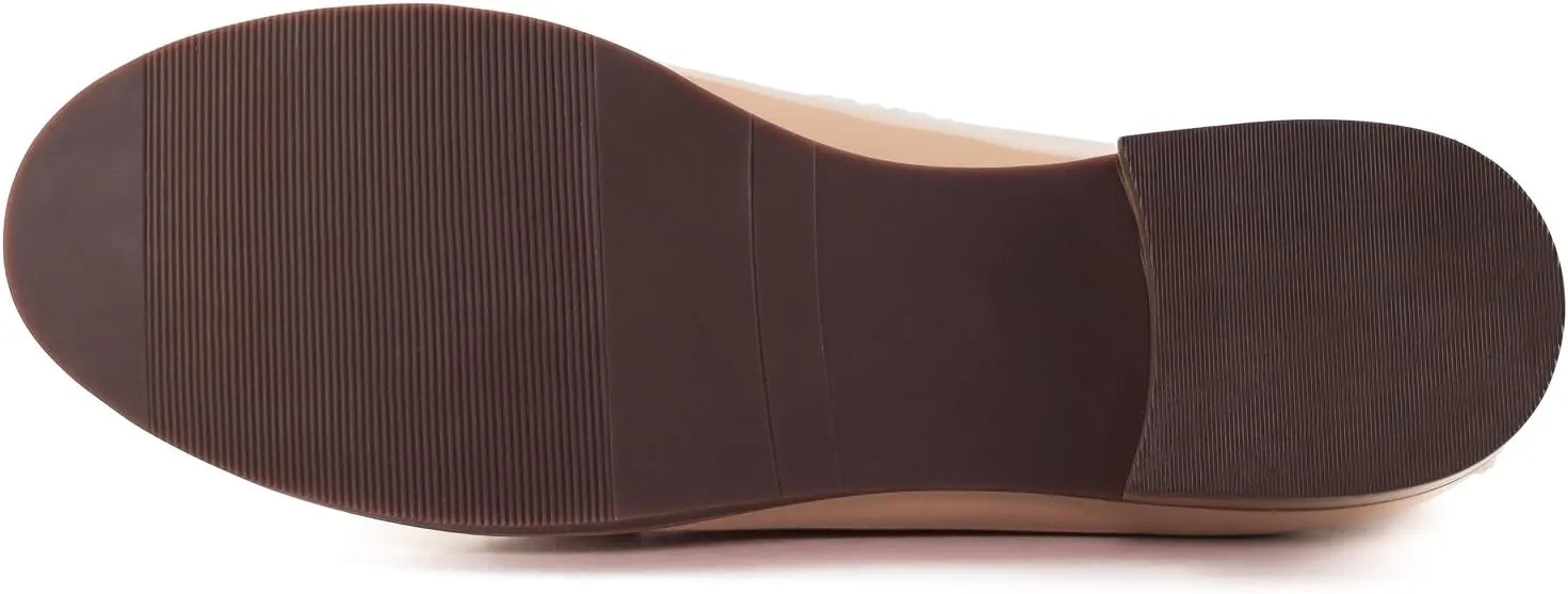 Womens Genuine Leather Comfort Slip on Penny Loafers