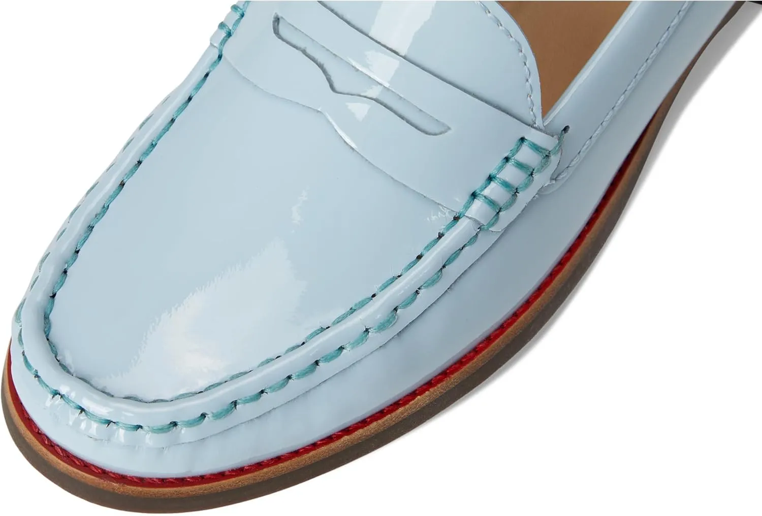 Womens Genuine Leather Comfort Slip on Penny Loafers
