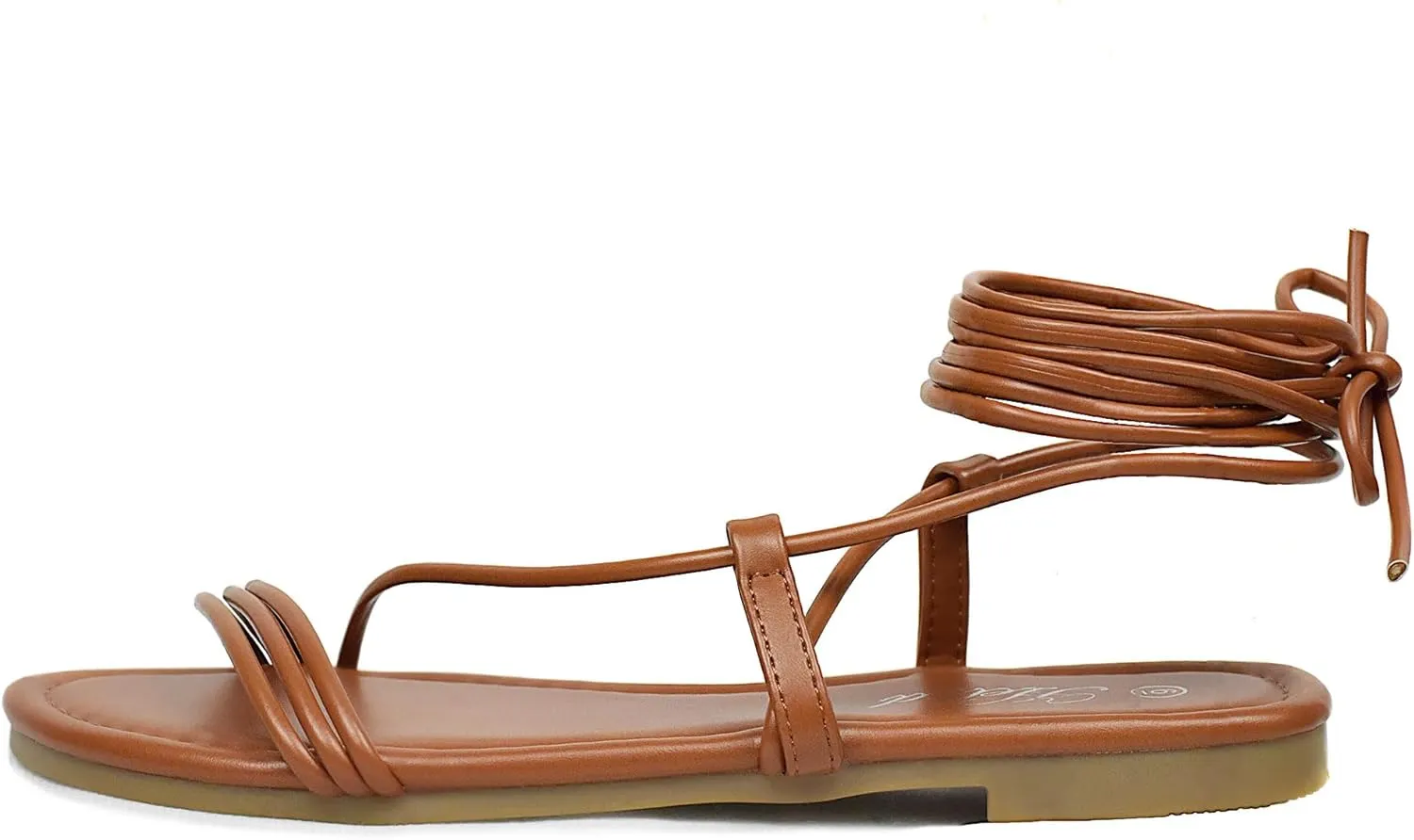 Women's Lace up Strappy Flat Sandals Open Toe Tie up Gladiator Dressy Sandals