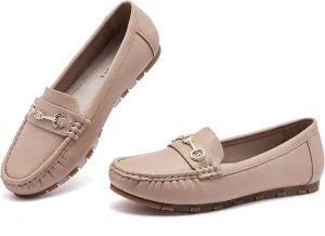 Women's Loafers Casual Slip on Flat Shoes Womens Penny Loafers Moccasions Comfort Dressy Work Shoes