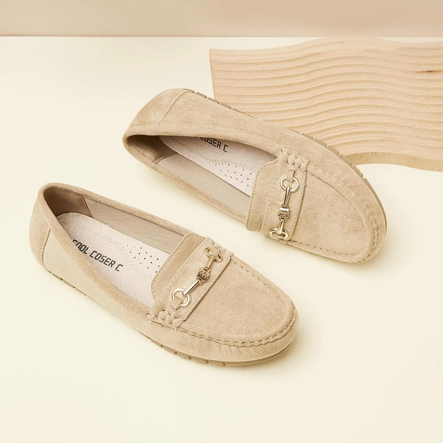 Women's Loafers Casual Slip on Flat Shoes Womens Penny Loafers Moccasions Comfort Dressy Work Shoes