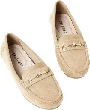 Women's Loafers Casual Slip on Flat Shoes Womens Penny Loafers Moccasions Comfort Dressy Work Shoes