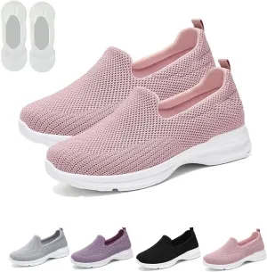 Women's Orthopedic Sneakers Arch Support Slip on Walking Shoes Orthopedic Shoes for Women
