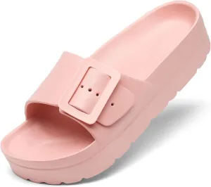 Women's Platform & Wedge Sandals with Arch Support for Woman Slides Comfort Lightweight Outdoor Slippers Ultra Cushion
