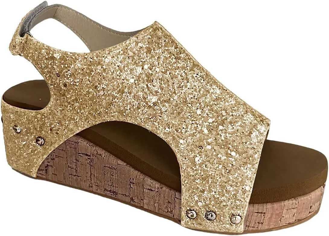 Womens Platform Sandals Wedge Heels Ankle Strap Sandals Comfortable Soft Low Heel Sandal Lightweight Cork Open Toe Sandal Casual Dressy Summer Outdoor Shoes