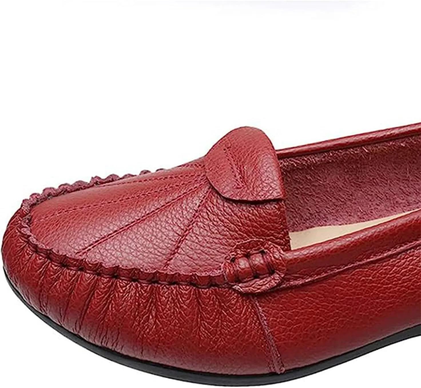 Women's Slip On Flat Loafers Lightweight Breathable Comfy Non-Slip Soft-Sole Causal Wedge Driving Shoes Moccasins Office Boat Shoes