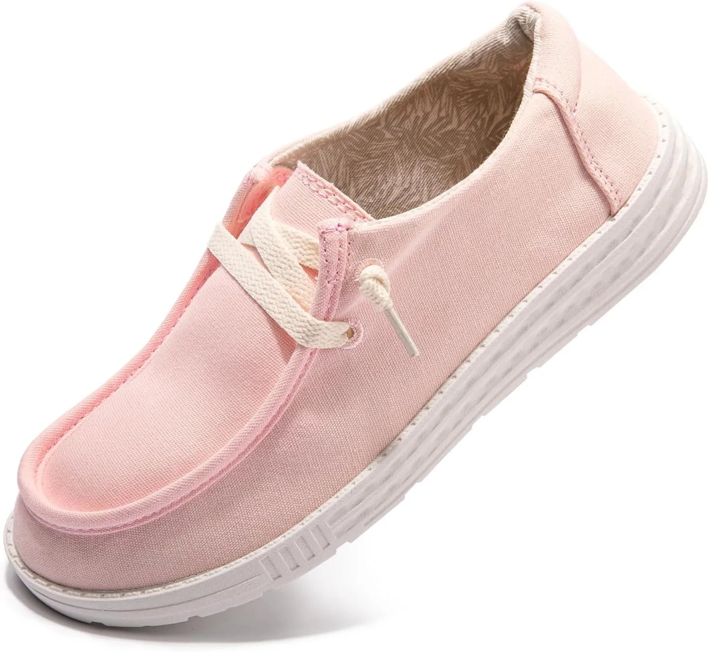 Womens Slip On Loafer Outdoor Sneakers Causal Low Top Canvas Flat Comfortable Fashion Walking Shoes