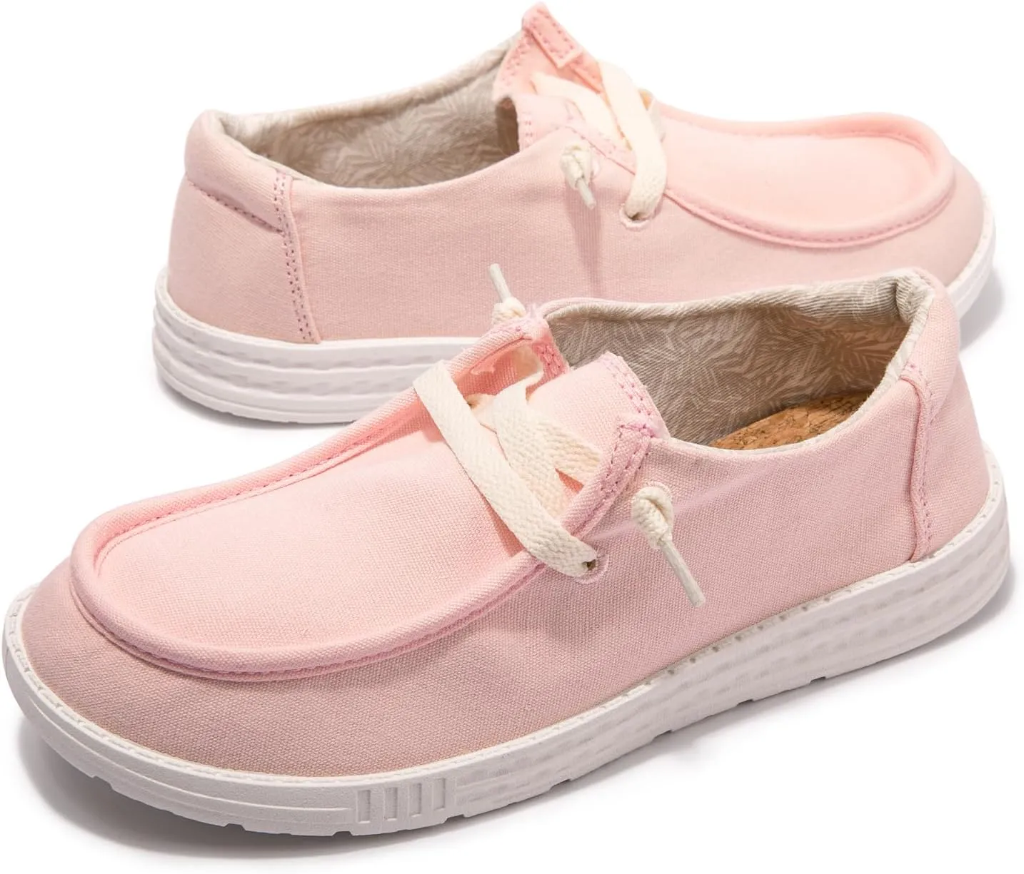 Womens Slip On Loafer Outdoor Sneakers Causal Low Top Canvas Flat Comfortable Fashion Walking Shoes