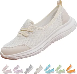 Women's Soft Sole Mesh Comfort Orthopedic Shoes - 2024 New Slip-on Walking Shoes With Arch Support