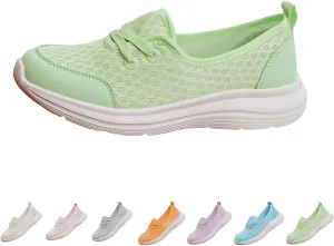 Women's Soft Sole Mesh Comfort Orthopedic Shoes,Comfortable Flat Arch Support Walking Shoes,Slip Ins Sneakers Ladies