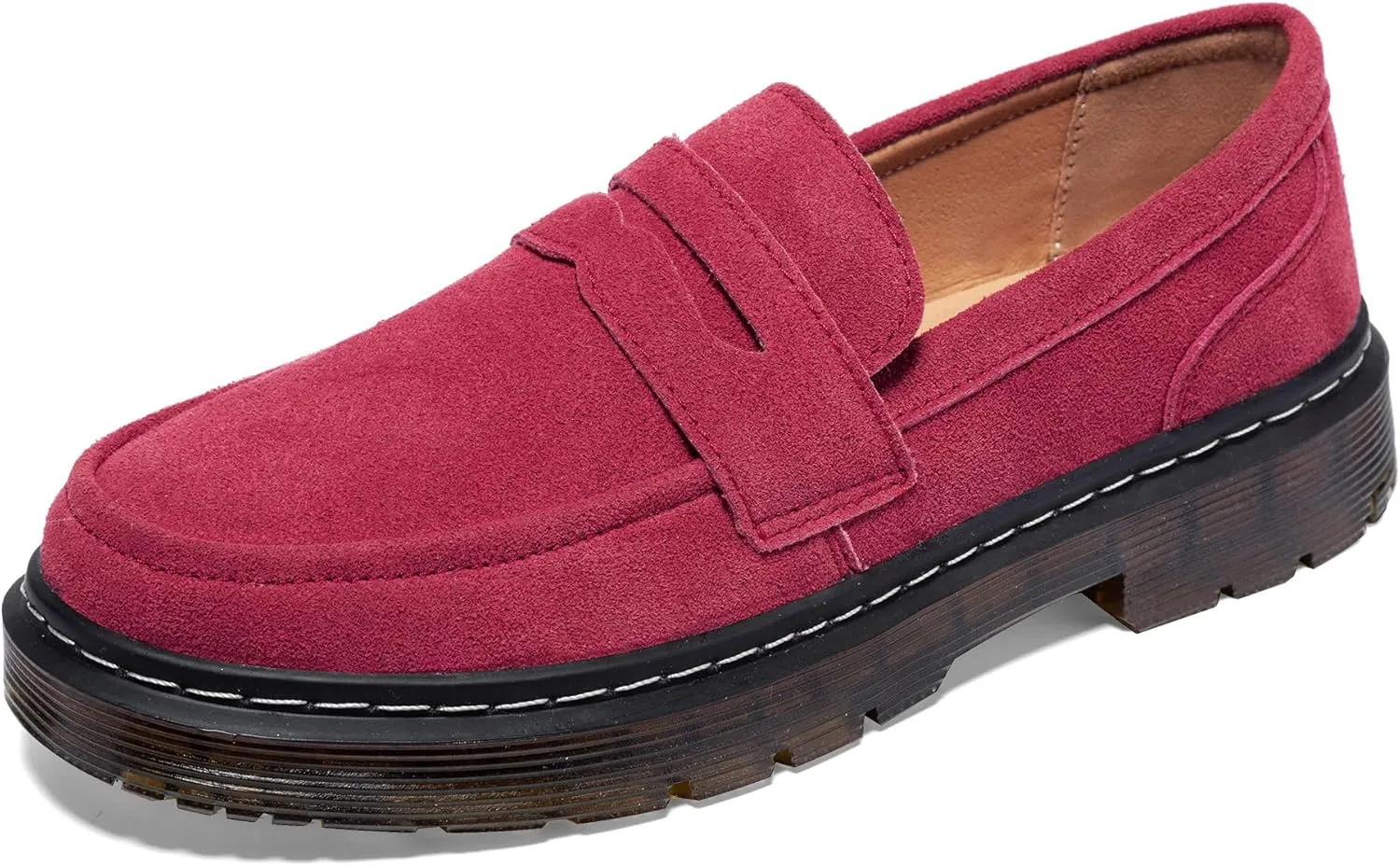 Women's Suede Penny Loafer Comfort Driving Moccasins Casual Slip-Ons Loafer Flats Fashion Women Business Work Shoes