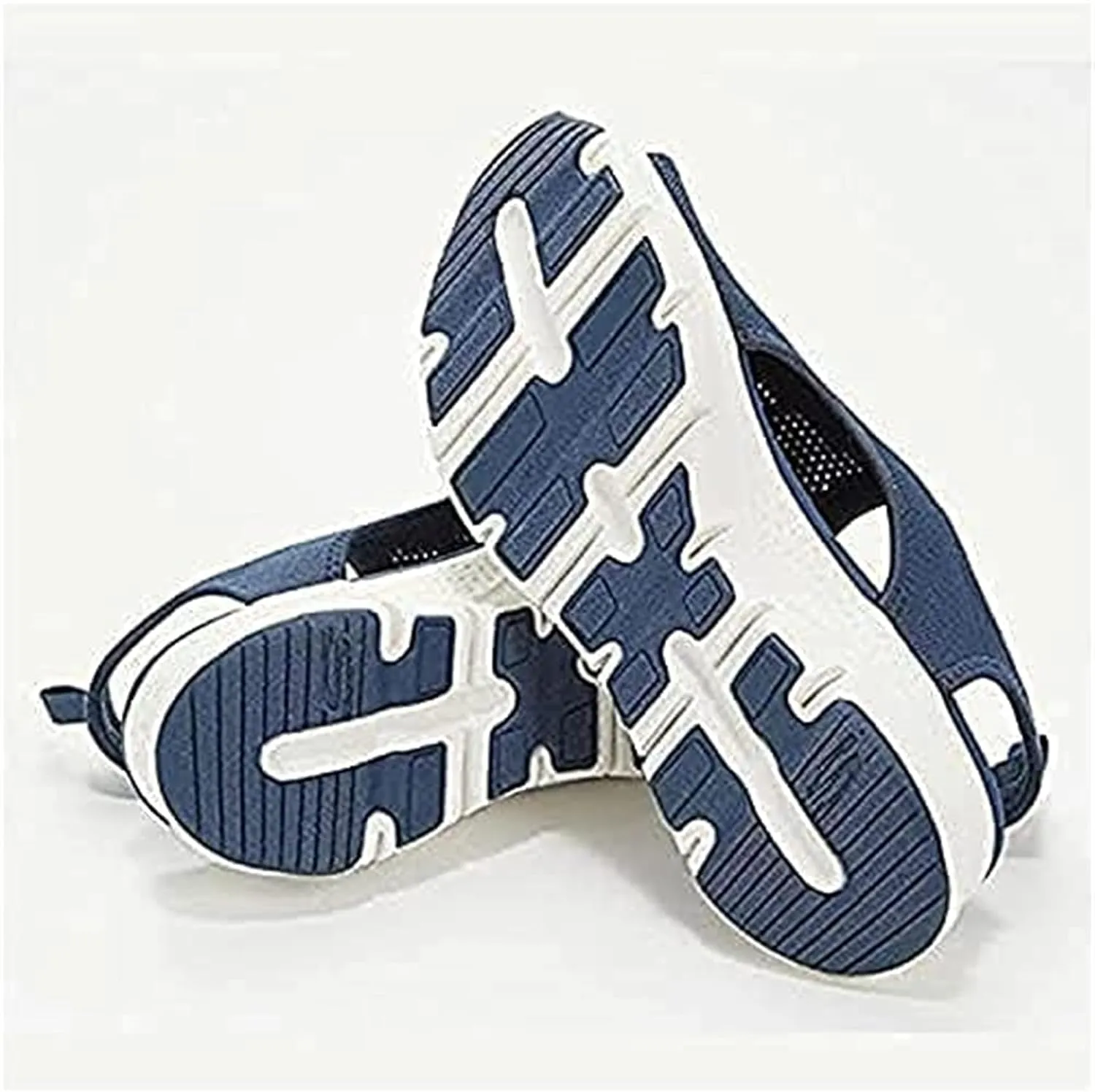 Womens Washable Slingback Orthopedic Slide Sport Sandals Mesh Platform Soft Sole Casual Sports Womens Sandals,Blue,US10/EU42
