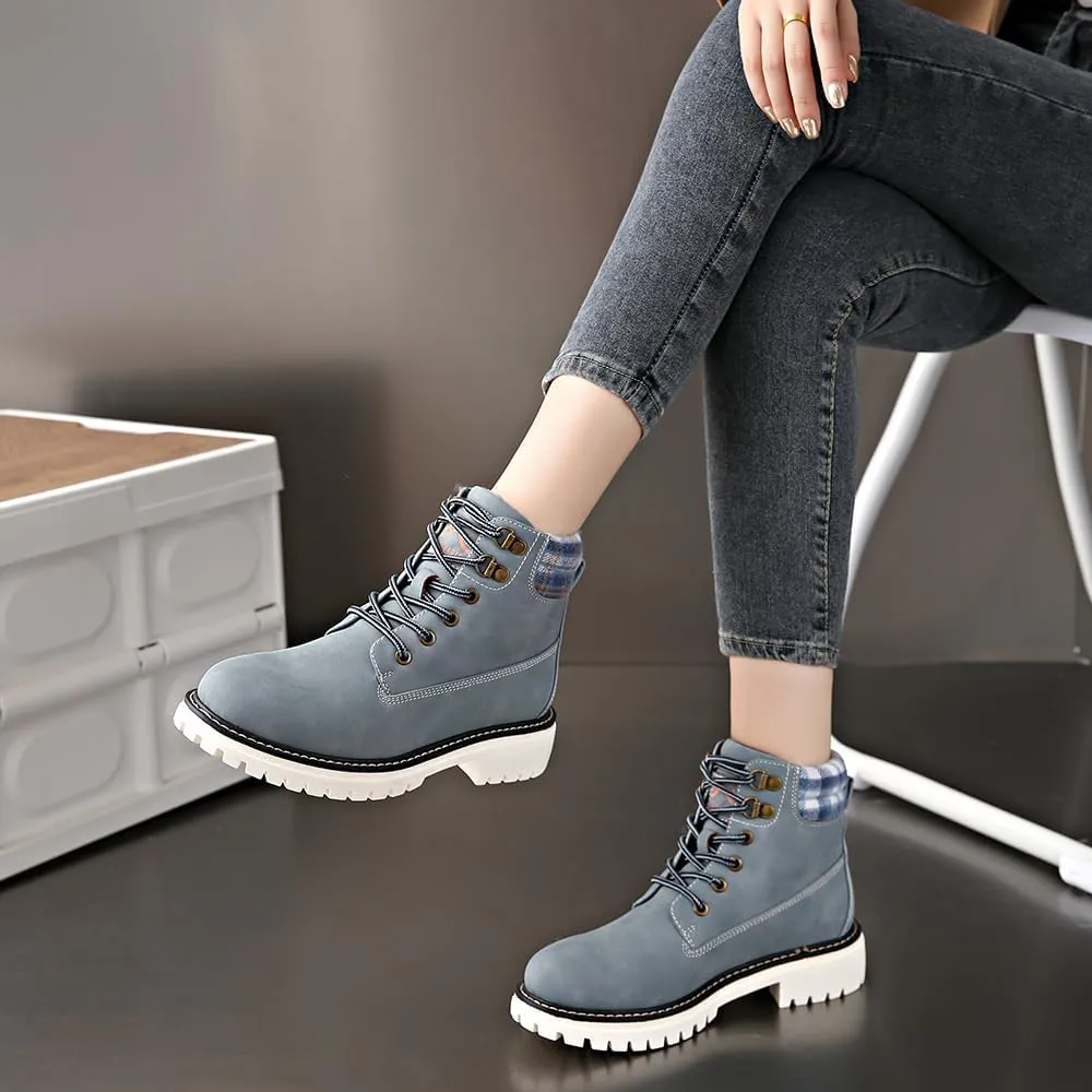 Women's Waterproof Hiking Boots - Lightweight Non-Slip Ankle Boots for Trekking