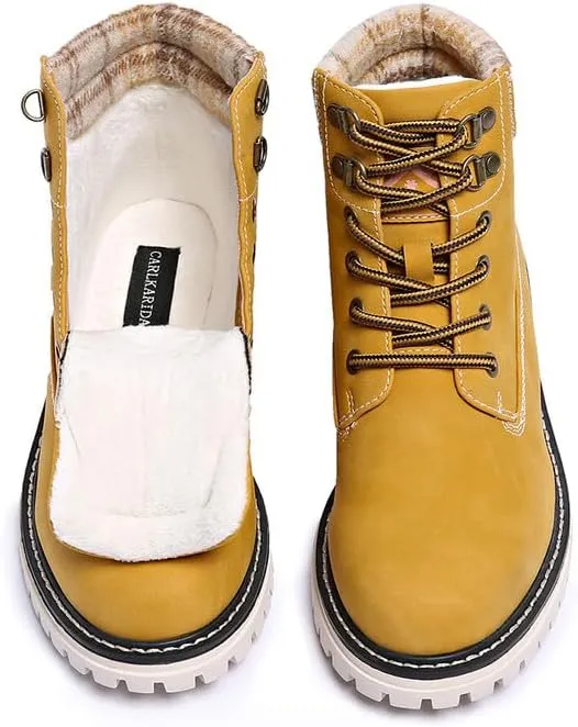 Women's Waterproof Hiking Boots - Lightweight Non-Slip Ankle Boots for Trekking