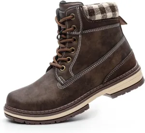 Women's Waterproof Work Boots - Lightweight Winter Snow Boots for Hiking, Outdoor Trekking & Backpacking (Comfortable Ankle Support)