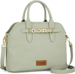 Wrangler Tote Bags for Women Medium Crossbody Purse for Ladies Soft Designer Top-handle Handbags