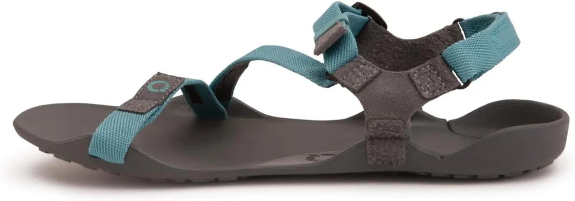 Xero Shoes Women's Z-Trek, Barefoot Hiking Sandals, Porcelain Blue, 9